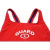 Adoretex Girl's/Women's Guard Wide Strap One Piece Swimsuit (FGS02) - Red - 34