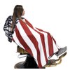 King Midas Vintage American Flag Barber Cape American Flag Hair Stylist Cape