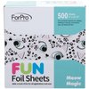 ForPro Professional Collection FUN Meow Magic 5Foil Sheets, Aluminum Foil, Pop-Up Foil Dispenser, Hair Foils for Color Application and Highlighting Services, Food Safe, 5" W x 10.75" L, 500-Count