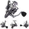 Sougayilang Fishing Reel 13+1BB Light Weight Ultra Smooth Aluminum Spinning Fishing Reel with Free Spare Graphite Spool (XY3000)