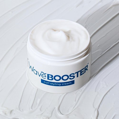 Wave Booster Moisturizing Curl Cream & Styling Lotion Defines, Enhances, Nourishes Waves Curls Coils 8 Oz (Curl Styling Cream)