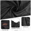 NICEMOVIC Hair Cutting Barber Cape with Neck Duster Brush and Barber Brush, Professional Barber Accessories Cleaning Supplies for Salon Haircut Styling (Black)