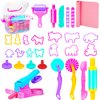 Playdough Tool Sets for Kids,30 Pcs Dough Accessories with Rolling Pin Dough Mat Storage Box,Arts & Crafts for Kids Age 2-4-6-8,Party Pack Dough Toys Gifts for Girls Boys Birthday Christmas Stockings