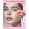 Lip Blam-1Pcs Hydrating Clear Lip Chapstick, Colorless Lip Tint Moisturizer for Dry & Chapped Lips, Smooth Lightweight Lip Base Prime, Lipstick Primer Lip Care Product, Christmas Gift for Women Man