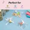 Pack It Chic - 3” X 4” (1000 Pack) Clear Resealable Cello Poly Bags for Jewelry, Cookies, Party Favors - Self Seal