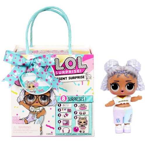 L.O.L. Surprise! Present Surprise™ Series 3 Birthday Month Theme with 8 Surprises (2 Sticker Sheets)