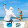 Aywewii Toss and Catch Ball Set Kids Games, Beach Toys Outdoor Yard Games for Kids with 6 Paddles and 3 Balls Outside Toys for Kids Age 3-12 Girl Boy Birthday Gift