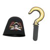 Liontouch Pirate Hook - Captain Cross | Pretend Play Foam Toy for Boy Toddlers with Skull Motive | Ideal Accessory for Dress Up & Costumes for Sailing The Caribbeans