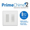 NICOR Lighting PRCP2 PrimeChime Plus 2 Door Bell Kit, White