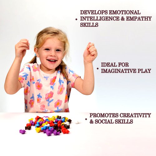 Bear Toy Figurines 25 Pcs - Wild Life Animal Figures - Bear Figures - Bear Party Favors for Kids - Cake Toppers - Decoration Playset - Cognitive Toys - Easter Gifts for Kids