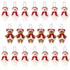 Skylety 20 Pcs 2.36 Inches Christmas Mini Stuffed Bears Tiny Animal Plush Toy Small Bear Keychain Small Jointed Bears Doll Gift for Christmas Tree Decorations Xmas Stockings Birthday