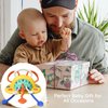 VoMii High Chair Toys with Suction Cup, Montessori Toys for 1 Year Old,Sensory Toys for Fine Motor Skills,Food Grade Silicone Pull String Activity Toy Gift for Baby Infant Toddlers