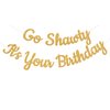 Go Shawty It's Your Birthday Banner - Hip Hop Birthday Party Decorations, Hip Hop Birthday Decorations, Rap Theme Birthday Party Decoration Gold Glitter