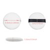 4PCS Powder Puff 2.16 inch Powder Makeup Puffs Pads Makeup with Ribbon Face Powder Puffs for Loose and Foundation Replacement (4PCS Normal Size 2.16 Inch)