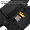 abcGoodefg Radio Chest Harness Chest Front Pack Pouch Holster Vest Rig for Two Way Radio Walkie Talkie(Rescue Essentials) (Black)