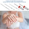 5 Pieces Nail Drill Bits Set 2 Nail Carbide 5 in 1 Bit 3/32 Inch Shank Nail Drills 3 Cuticle Clean Carbide Nail Drill Bit Pedicure Nail Art Tools for Fast Remove Acrylic or Hard Gel Nail File Machine