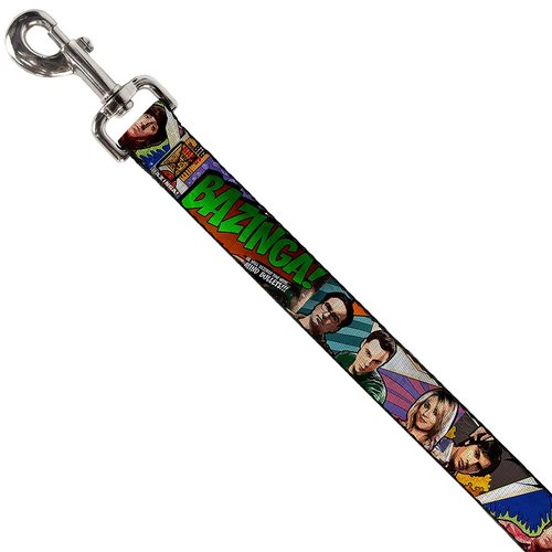 Dog Leash The Big Bang Theory Comic Strip 6 Feet Long 1.0 Inch Wide