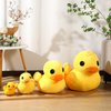 Leyndo 2 Pcs Giant Plush Yellow Duck Huggable Stuffed Animal Toy Soft Duck Stuffed Animals Plush Pillow Animal Dolls for Boys Girls Birthday Gift Party Sofa Decoration Bedroom (11.8 Inch)…