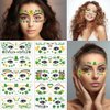 NALoRa St. Patrick's Day Temporary Tattoos, 10 Set Shamrock Face Tattoo Stickers Irish Saint Patrick's Day Stickers Party Supplies Decoration Green Clover Tattoos for St. Patrick's Day Parade