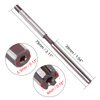 uxcell Hand Reamer 4mm Alloy Tool Steel H8 6 Straight Flutes Hand Milling Cutter Tool Metric Reaming Drill Bit for Metal