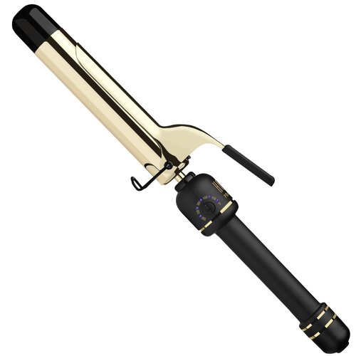 HOT TOOLS 24K Gold Extended Barrel Spring Curling Iron - 1.25"