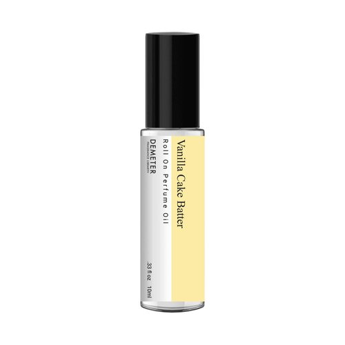 DEMETER Vanilla Cake Batter Roll On Perfume Oil, 0.33 Oz, Long-Lasting