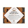 Nubian Heritage African Black Soap With Shea Butter Oats and Aloe Deep Cleansing 5 Oz (5 Pack)