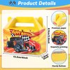 24Pcs Race Car Party Treat Boxes Hot Car Gift Box Birthday Party Supplies Wheels Wild Goodie Gift Boxes Race Car Party Favor Box for Kid Boy Wheels Car Birthday Baby Shower Game Party Decoration