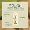 Le Petit Olivier Nutrition Cream Shampoo - Olive, Shea, Argan Oils - Repairs Dry, Damaged Hair - Enriched With Natural Origin Ingredients - Free Of Silicone - 8.45 oz