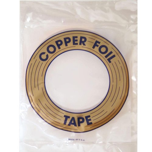 Edco 5/16" Stained Glass Copper Foil Tape - 1.25 Mil Thickness