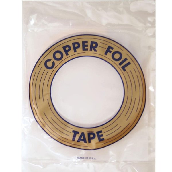 Edco 5/16" Stained Glass Copper Foil Tape - 1.25 Mil Thickness