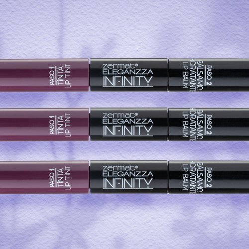 Zermat lipstick, lip satin long lasting, matte lipstick, lip makeup, with moisturizing balm, Violeta Misterioso 0.21 Oz, labial.