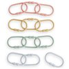 mushie Baby Chain Link Rings Toy 12-Count | Multiuse Car Seat Stroller Connecting Toy (Periwinkle, Mustard, Green, Coral)