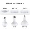 TORCHSTAR BR20 LED Bulbs, Indoor Flood Light R20, Dimmable, 7.5W (50W Eqv), UL & Energy Star, 5000K Daylight, E26 Medium Base, Recessed Can Lights, Home Ceiling, Pack of 4