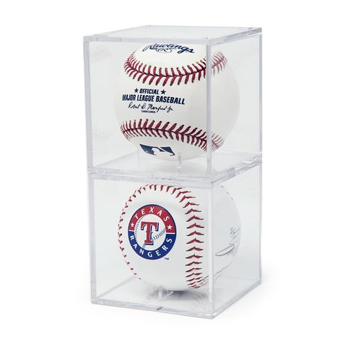 8 Pack BallQube Baseball Display Case Autographed Baseball Case for Display UV Protected Baseball Cube Display Memorabilia Baseball Display Case Square Clear Sports Baseball Display Case Holder