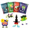 PLUS PLUS Creepy Critter Fun Pack, Halloween 3D Puzzle Building Block Set, 160 Mini Interlocking Pieces, Fun Holiday Activities for Kids - Glow in The Dark
