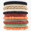 SWIHAITI Boho Hair Ties Bracelets for Women 24 Pieces Hair Tie Bracelet 4 Styles Dual-Use Bracelet and Hair Tie, Soft Stylish No Damage Hair Accessories