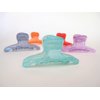 Generic Small blue peach purple pink gray hair claw clip for fine, thin hair (Primary color: Lavender purple)
