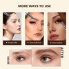 Eyebrow Pen - 4 Tip Micro-Fork Microblading Eyebrow Pen - Waterproof Eyebrow Pencil with Hair Like Strokes - Create Natural Eyebrows, Long Lasting, Smudgeproof
