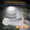 LEPOWER LED Motion Sensor Security Lights Outdoor, 30W 3200LM, 5500K, IP65 Waterproof, 2 Head Motion Detector Flood Light for Garage, Yard, Porch, White (NOT Solar Powered)