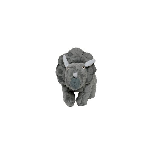 MIGHTY- Dinosaur Triceratops - Squeaker-Multiple Layers. Made Durable, Strong & Tough. Interactive Play Dog Toy (Tug, Toss & Fetch). Machine Washable & It Floats. (Junior 2 Pack)