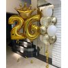 Gold 28 Number Balloons, 40 Inch Giant Number 28 Balloons Foil Mylar Helium Gold Number Balloons for 28th Birthday Party Supplies Anniversary Event Celebration Decorations
