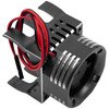 Vgoohobby RC Car Motor Heatsink w/ 21000 RPM Cooling Fan Aluminum Engine Motor Heat Sink Radiator Fit 42mm 4274 4268 Motors Compatible with Axial SCX10 Tamiya Arrma 1/8 1/10 RC Buggy Cars (Black)