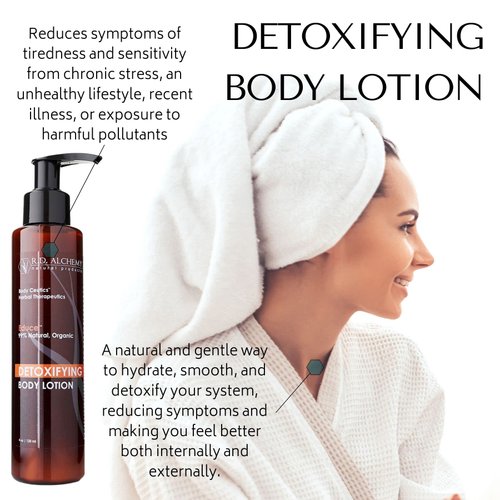 RD Alchemy - 99% Natural & Organic Detoxifying Body Lotion to Cleanse and Detoxify While Moisturizing to Make you Feel Better.