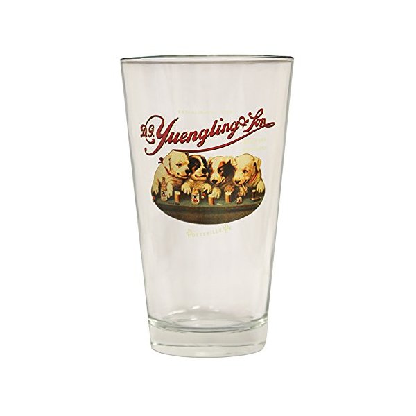 Yuengling Brewery Dogs logo Since 1907 Beer Pint Glass