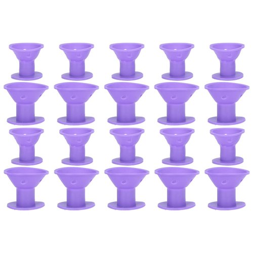 20Pcs Hair Rollers Silicone Hair Curlers Set, Hair Rollers Silicone Hair Former Mushroom Shaped Hair Curlers Set, Curlers Hair Care Curlers Hair Rollers