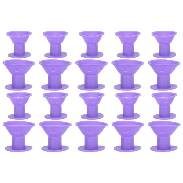 20Pcs Hair Rollers Silicone Hair Curlers Set, Hair Rollers Silicone Hair Former Mushroom Shaped Hair Curlers Set, Curlers Hair Care Curlers Hair Rollers