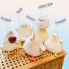 RANDGRITH Cute Seagull Plush Pillow - Funny Fat Seagull Stuffed Animal, Kawaii Cartoon Design for Kids, Boys, and Girls - Perfect Sleeping Pillow Toy (Duck)