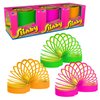 Slinky the Original Walking Spring Toy, Plastic Slinky 3-Pack, Multi-color Neon Spring Toys, Kids Toys for Ages 5 Up by Just Play