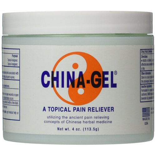 Aulief Topical Pain Reliever Cream by China-Gel - Herbal Therapeutic Massage Cream to Help Sooth Away Muscle and Joint Discomfort, Mint Green, 4 oz Jar